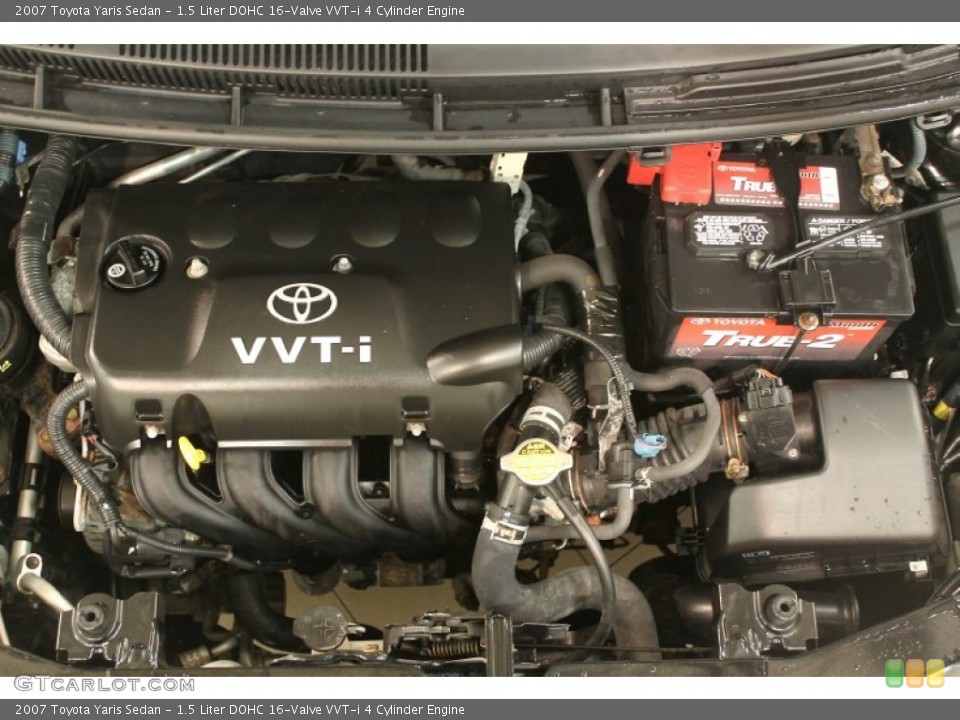 1.5 Liter DOHC 16-Valve VVT-i 4 Cylinder Engine for the 2007 Toyota Yaris #75766094