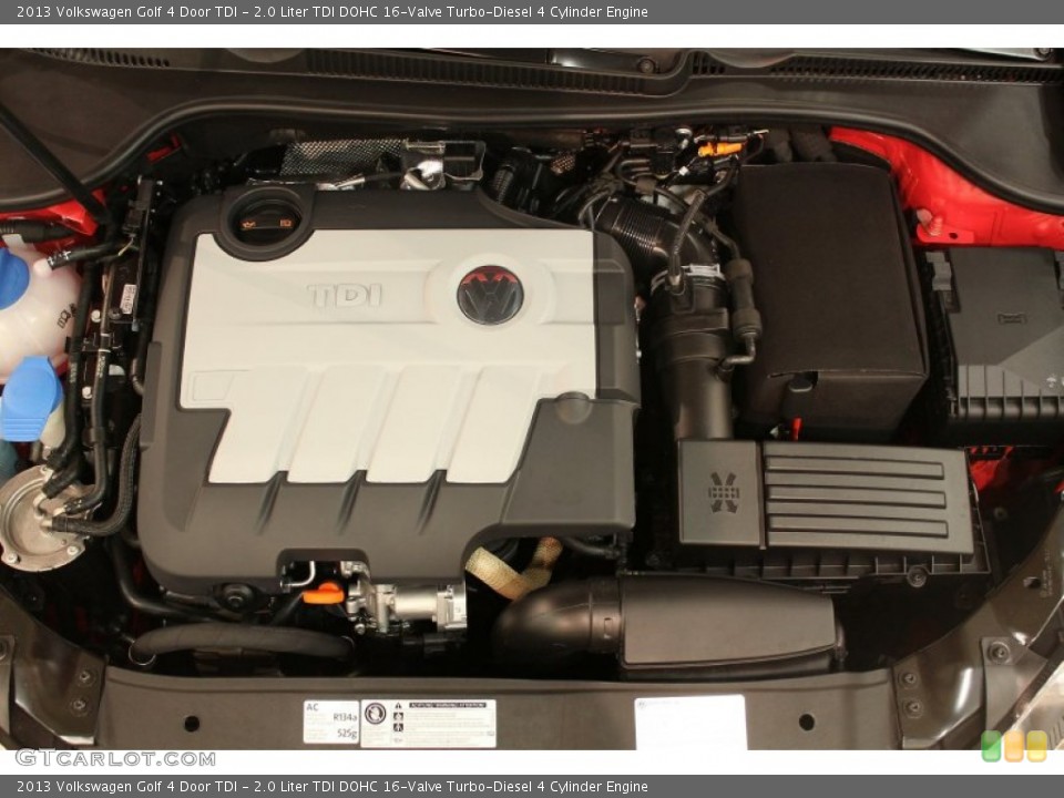 2.0 Liter TDI DOHC 16-Valve Turbo-Diesel 4 Cylinder Engine for the 2013 Volkswagen Golf #75767580