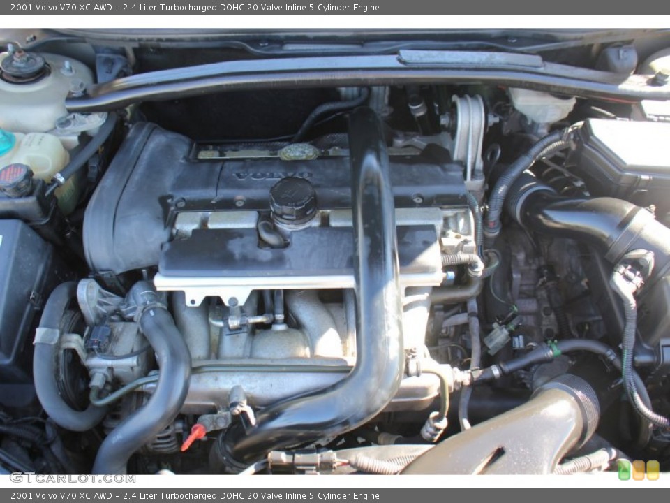 2.4 Liter Turbocharged DOHC 20 Valve Inline 5 Cylinder Engine for the 2001 Volvo V70 #75774083