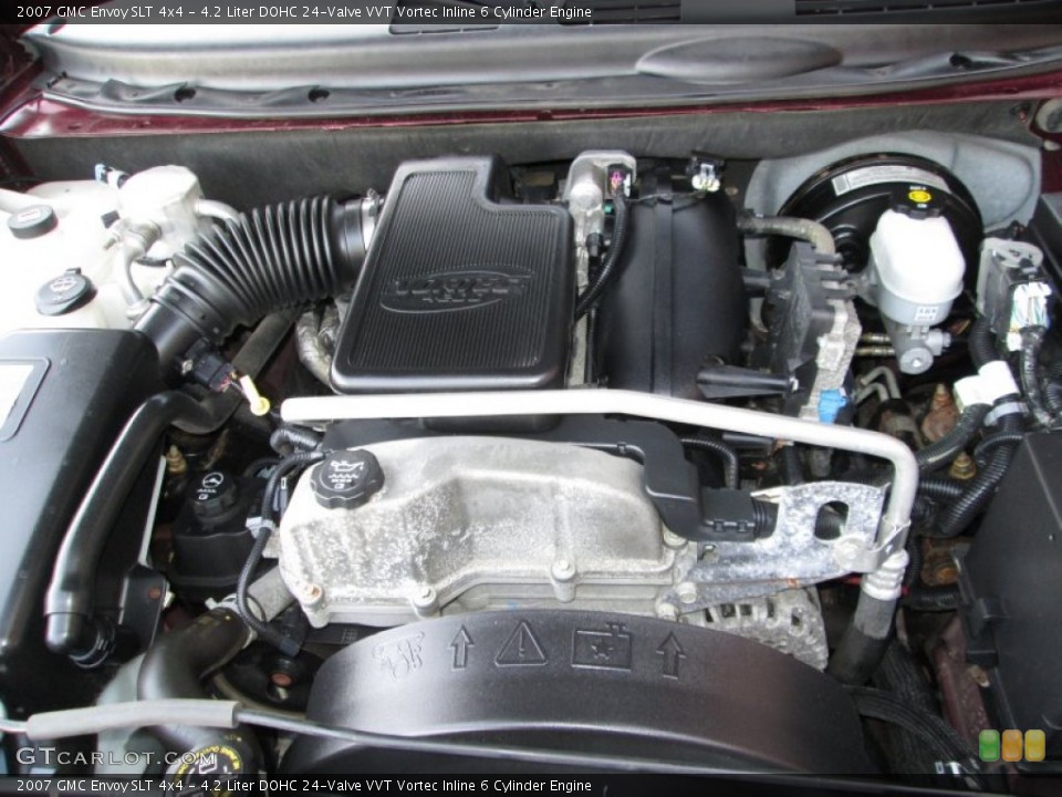 4.2 Liter DOHC 24-Valve VVT Vortec Inline 6 Cylinder Engine for the 2007 GMC Envoy #75783278