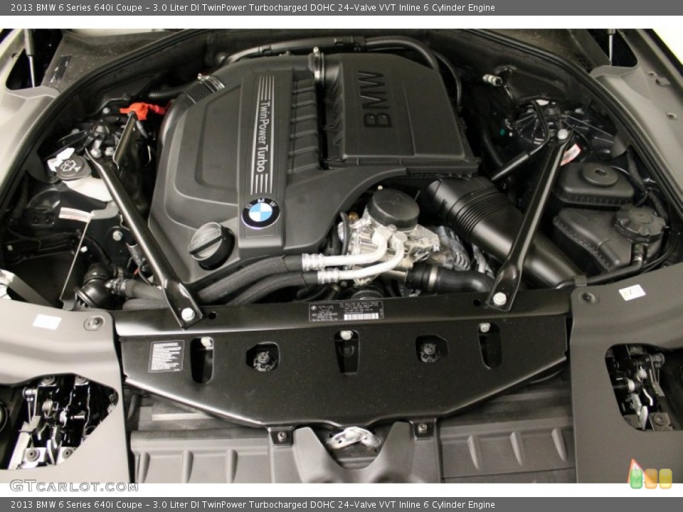 3.0 Liter DI TwinPower Turbocharged DOHC 24-Valve VVT Inline 6 Cylinder Engine for the 2013 BMW 6 Series #75789417