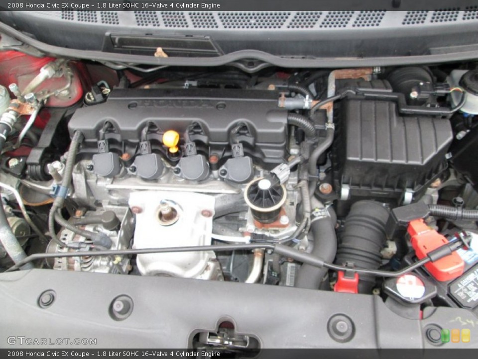 1.8 Liter SOHC 16-Valve 4 Cylinder Engine for the 2008 Honda Civic #75789736