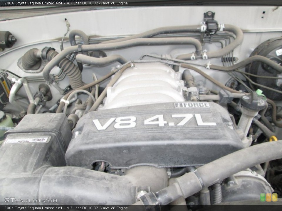 4.7 Liter DOHC 32-Valve V8 Engine for the 2004 Toyota Sequoia #75791977