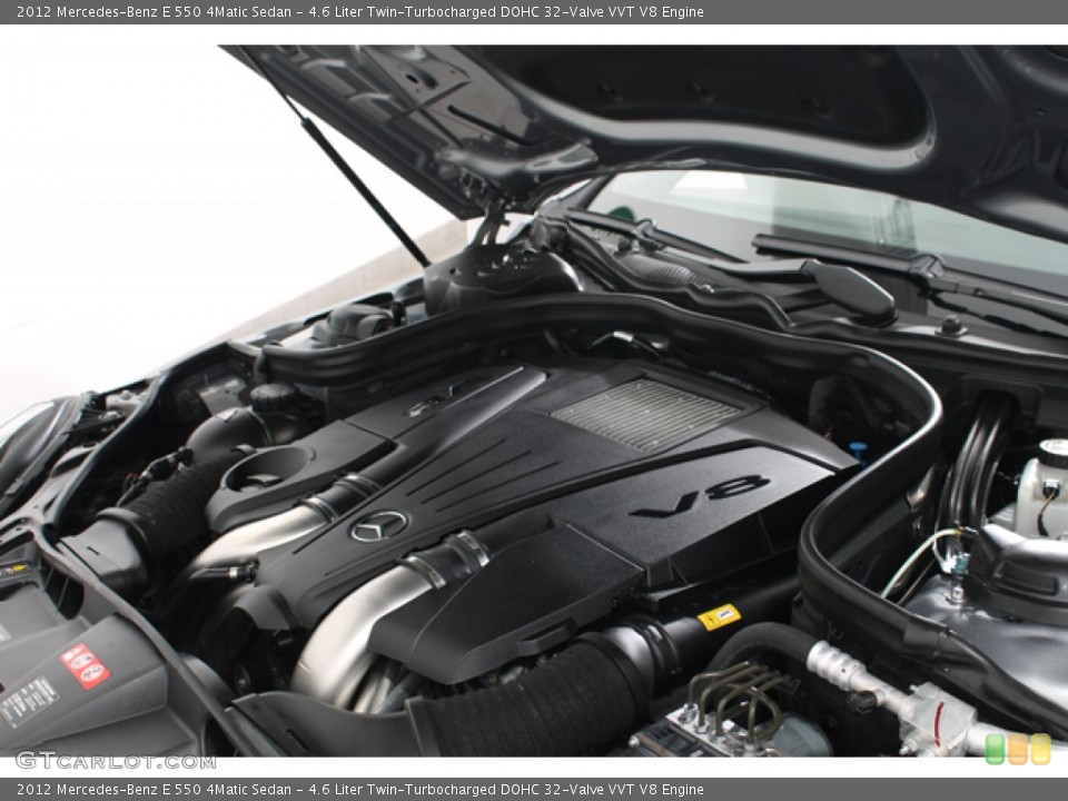 4.6 Liter Twin-Turbocharged DOHC 32-Valve VVT V8 Engine for the 2012 Mercedes-Benz E #75800962