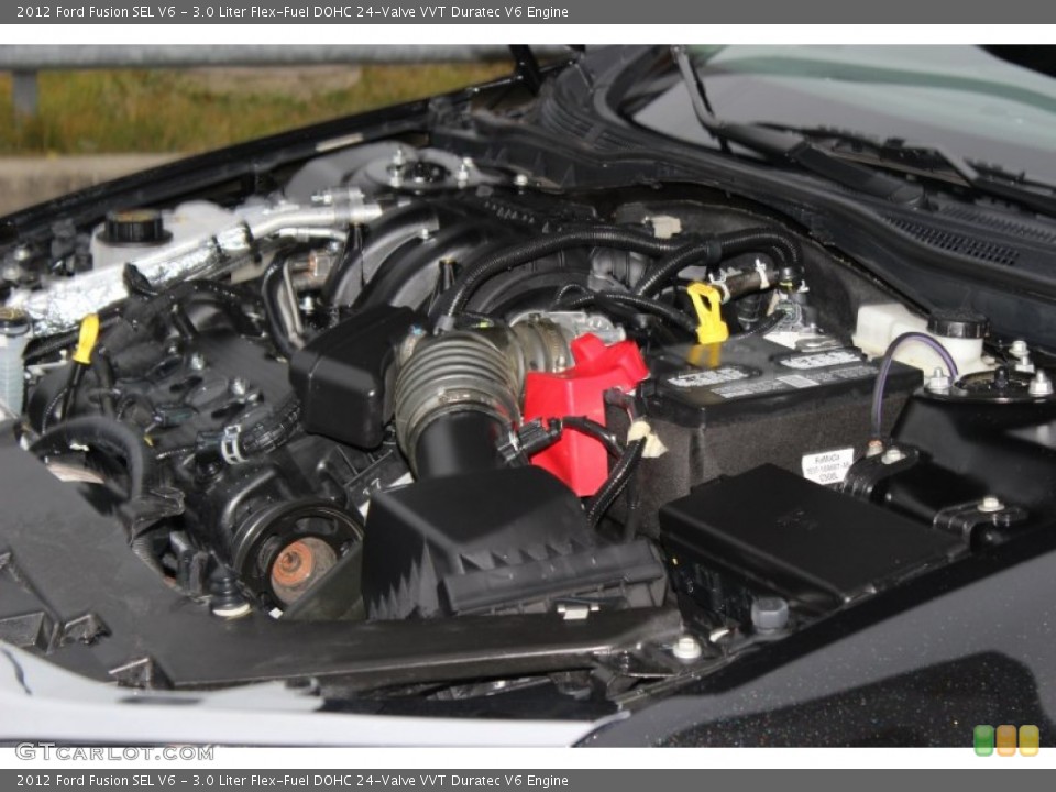 3.0 Liter Flex-Fuel DOHC 24-Valve VVT Duratec V6 Engine for the 2012 Ford Fusion #75806001