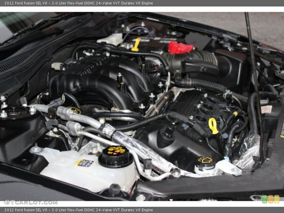 3.0 Liter Flex-Fuel DOHC 24-Valve VVT Duratec V6 Engine for the 2012 Ford Fusion #75806026