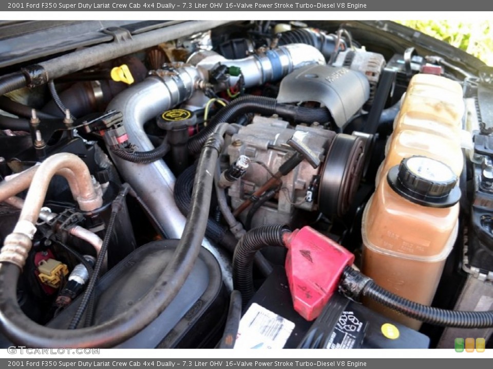 7.3 Liter OHV 16-Valve Power Stroke Turbo-Diesel V8 2001 Ford F350 Super Duty Engine