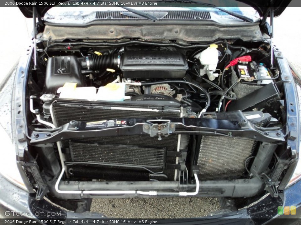 4.7 Liter SOHC 16-Valve V8 Engine for the 2006 Dodge Ram 1500 #75807475