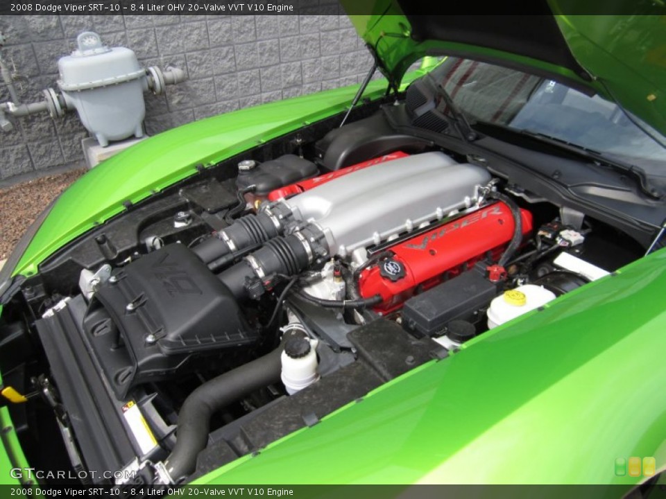 8.4 Liter OHV 20-Valve VVT V10 Engine for the 2008 Dodge Viper #75818413
