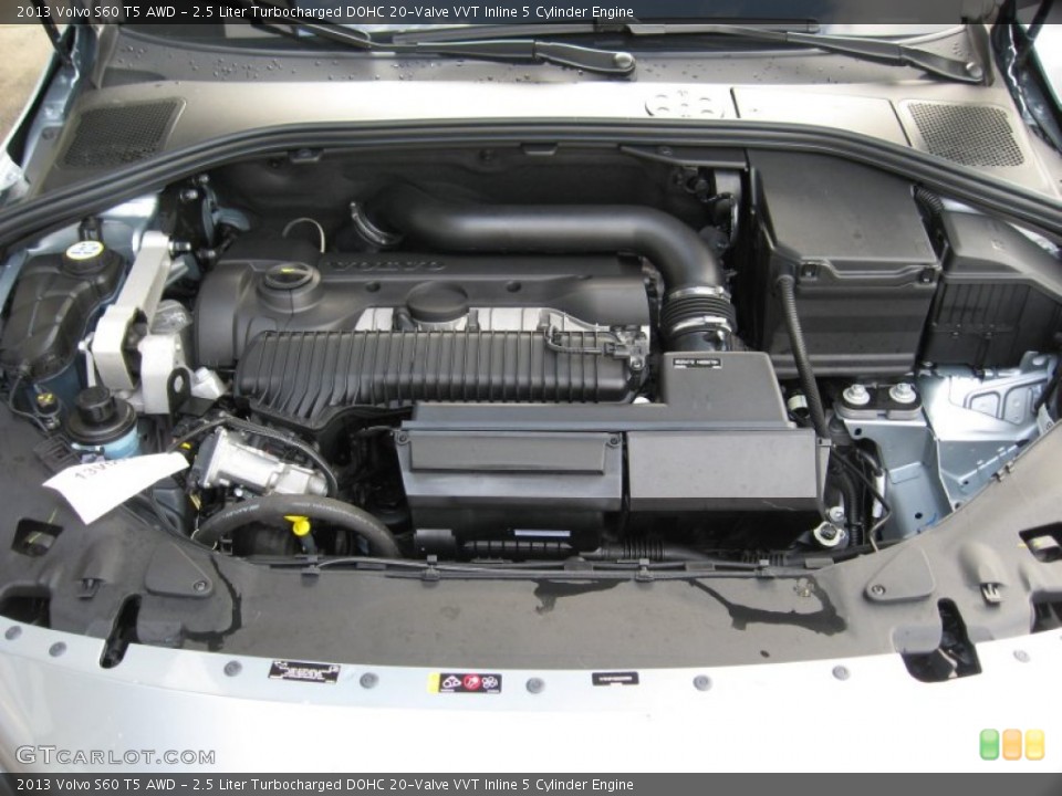 2.5 Liter Turbocharged DOHC 20-Valve VVT Inline 5 Cylinder Engine for the 2013 Volvo S60 #75828668
