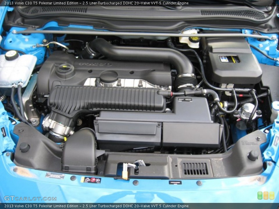 2.5 Liter Turbocharged DOHC 20-Valve VVT 5 Cylinder Engine for the 2013 Volvo C30 #75829969