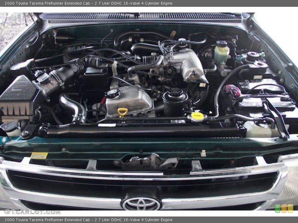 2.7 Liter DOHC 16-Valve 4 Cylinder 2000 Toyota Tacoma Engine