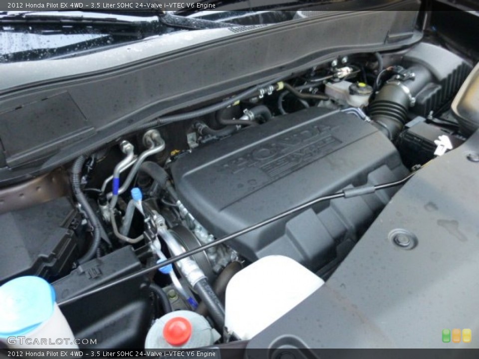 3.5 Liter SOHC 24-Valve i-VTEC V6 2012 Honda Pilot Engine