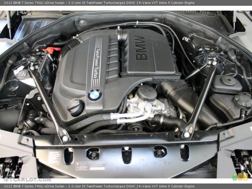3.0 Liter DI TwinPower Turbocharged DOHC 24-Valve VVT Inline 6 Cylinder Engine for the 2013 BMW 7 Series #75850357