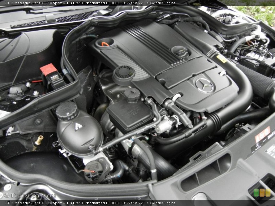 1.8 Liter Turbocharged DI DOHC 16-Valve VVT 4 Cylinder Engine for the 2012 Mercedes-Benz C #75859631