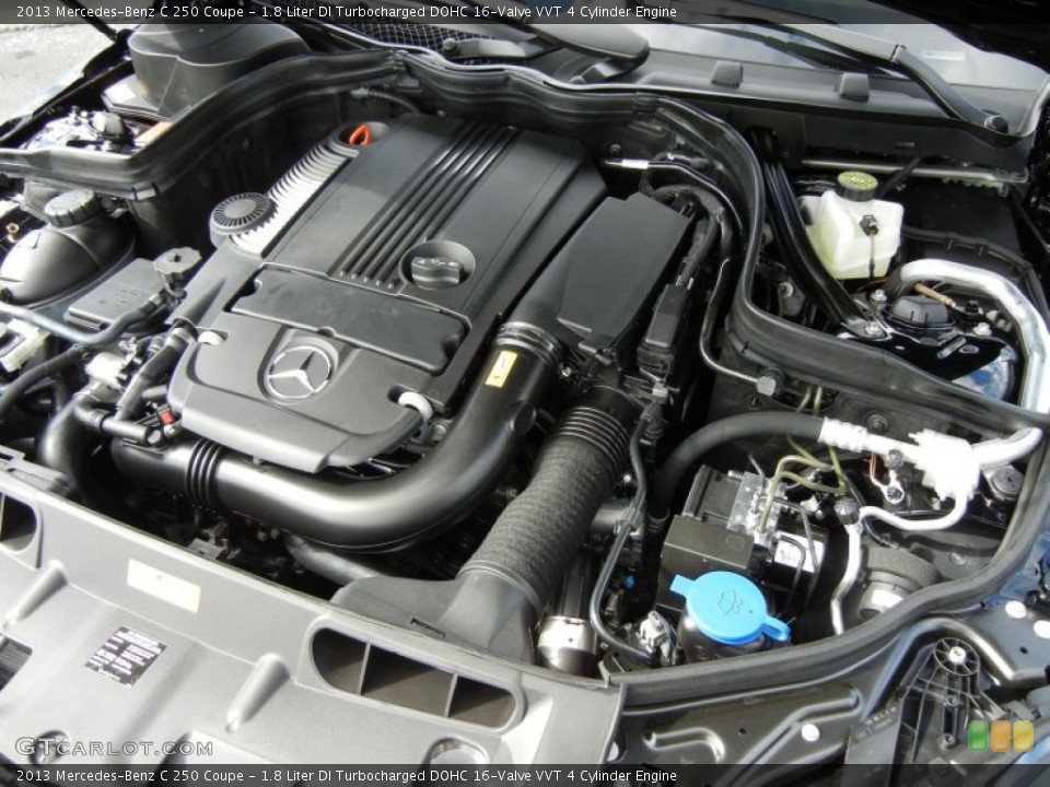 1.8 Liter DI Turbocharged DOHC 16-Valve VVT 4 Cylinder Engine for the 2013 Mercedes-Benz C #75860218