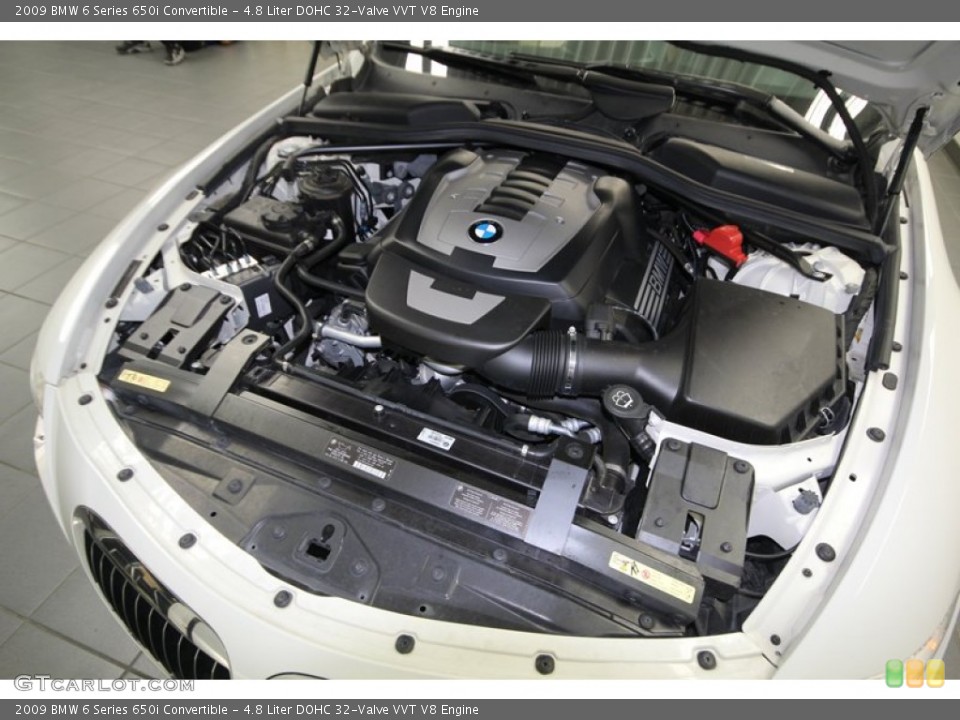 4.8 Liter DOHC 32-Valve VVT V8 Engine for the 2009 BMW 6 Series #75861531