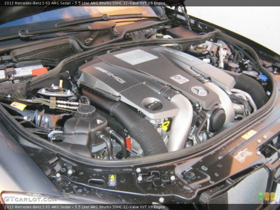 5.5 Liter AMG Biturbo SOHC 32-Valve VVT V8 Engine for the 2013 Mercedes-Benz S #75870233