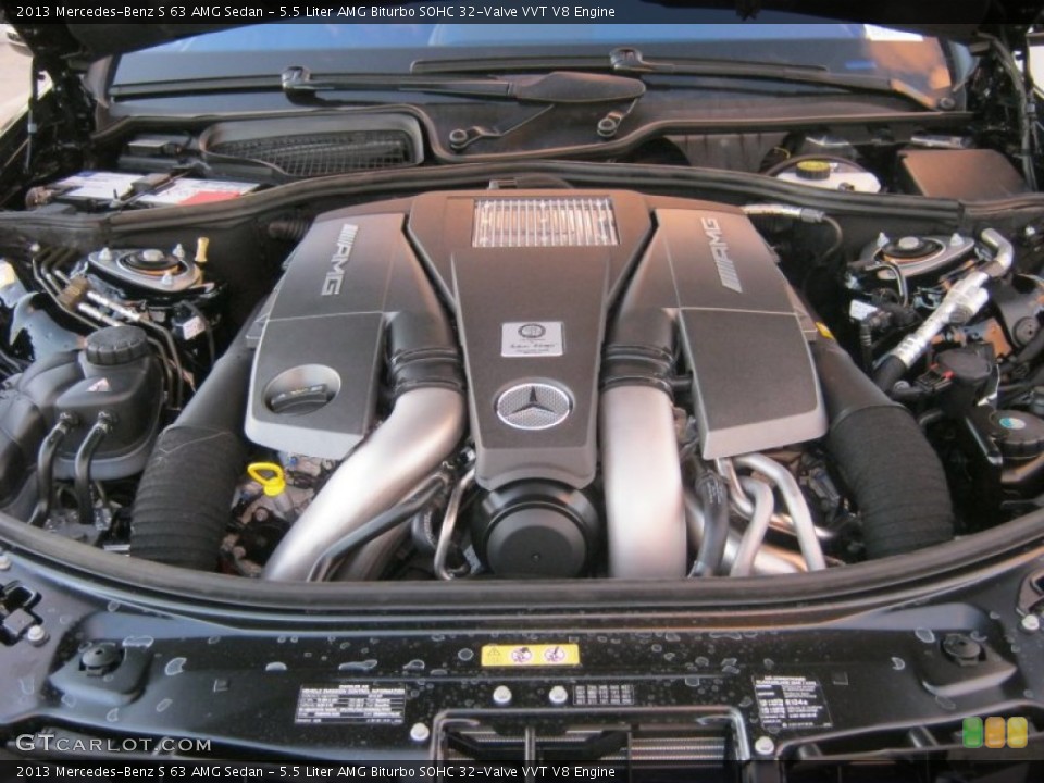 5.5 Liter AMG Biturbo SOHC 32-Valve VVT V8 Engine for the 2013 Mercedes-Benz S #75870238