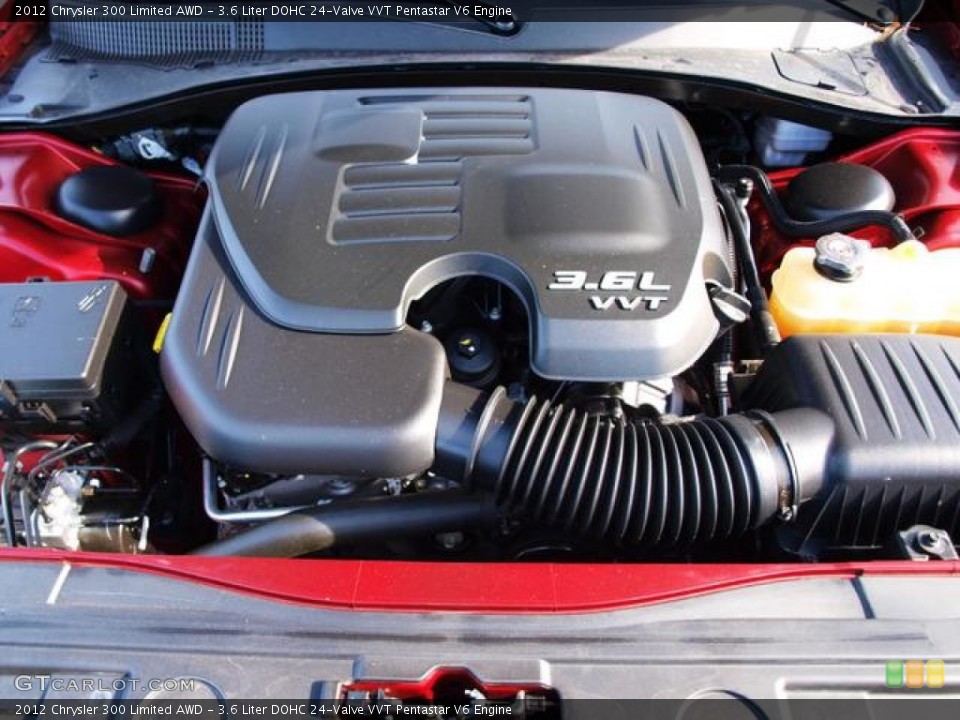 3.6 Liter DOHC 24-Valve VVT Pentastar V6 Engine for the 2012 Chrysler 300 #75876302