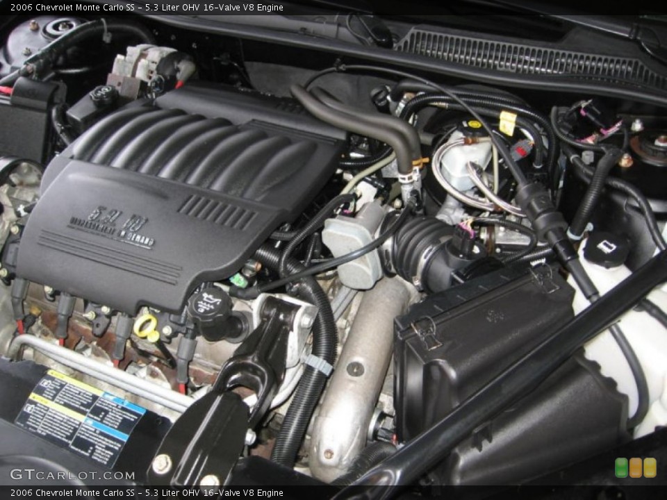 5.3 Liter OHV 16-Valve V8 Engine for the 2006 Chevrolet Monte Carlo #75882428