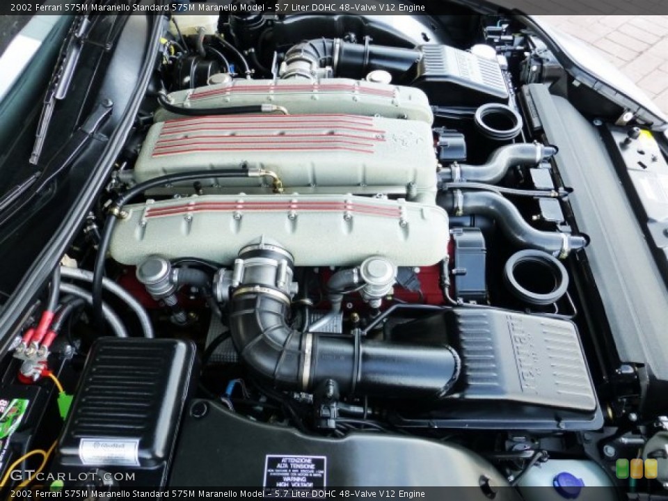 5.7 Liter DOHC 48-Valve V12 Engine for the 2002 Ferrari 575M Maranello #75884996