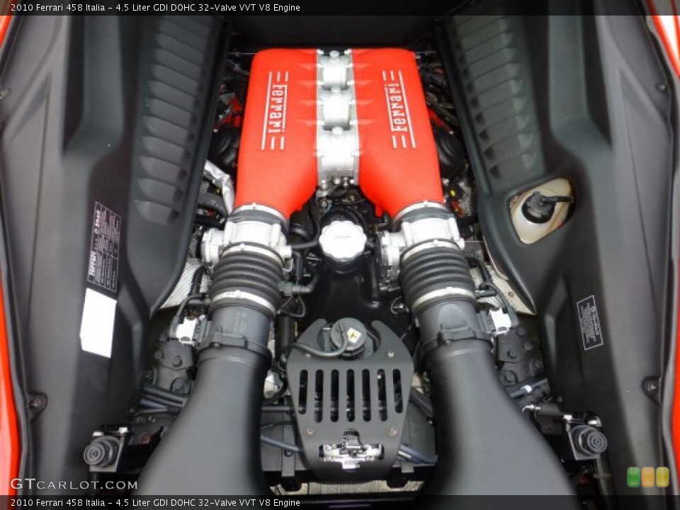 4.5 Liter GDI DOHC 32-Valve VVT V8 Engine for the 2010 Ferrari 458 #75885868