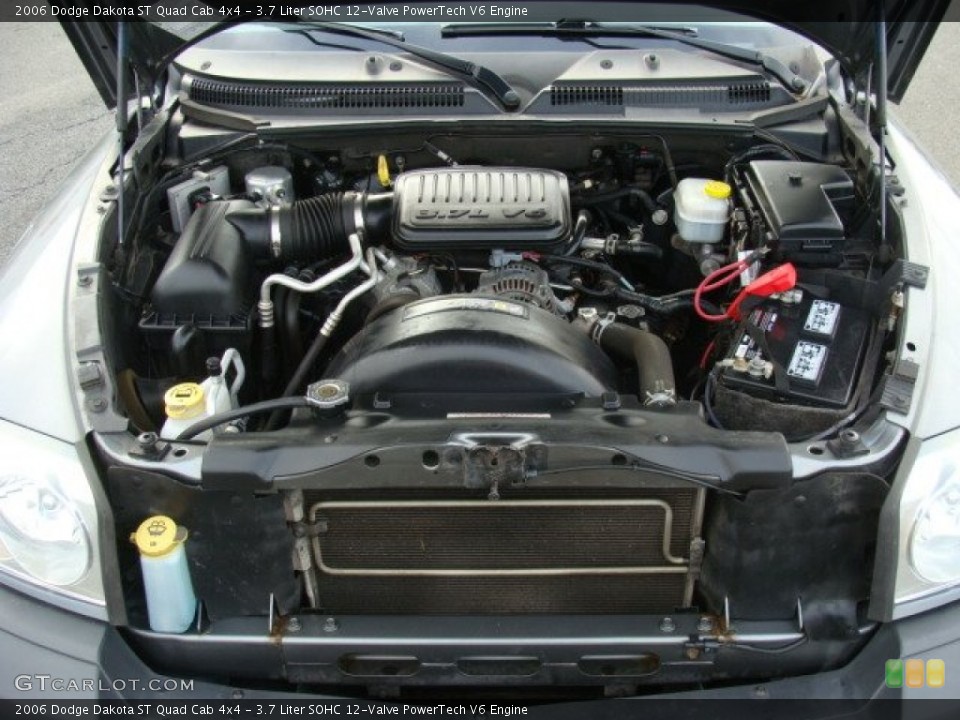 3.7 Liter SOHC 12-Valve PowerTech V6 Engine for the 2006 Dodge Dakota #75888837