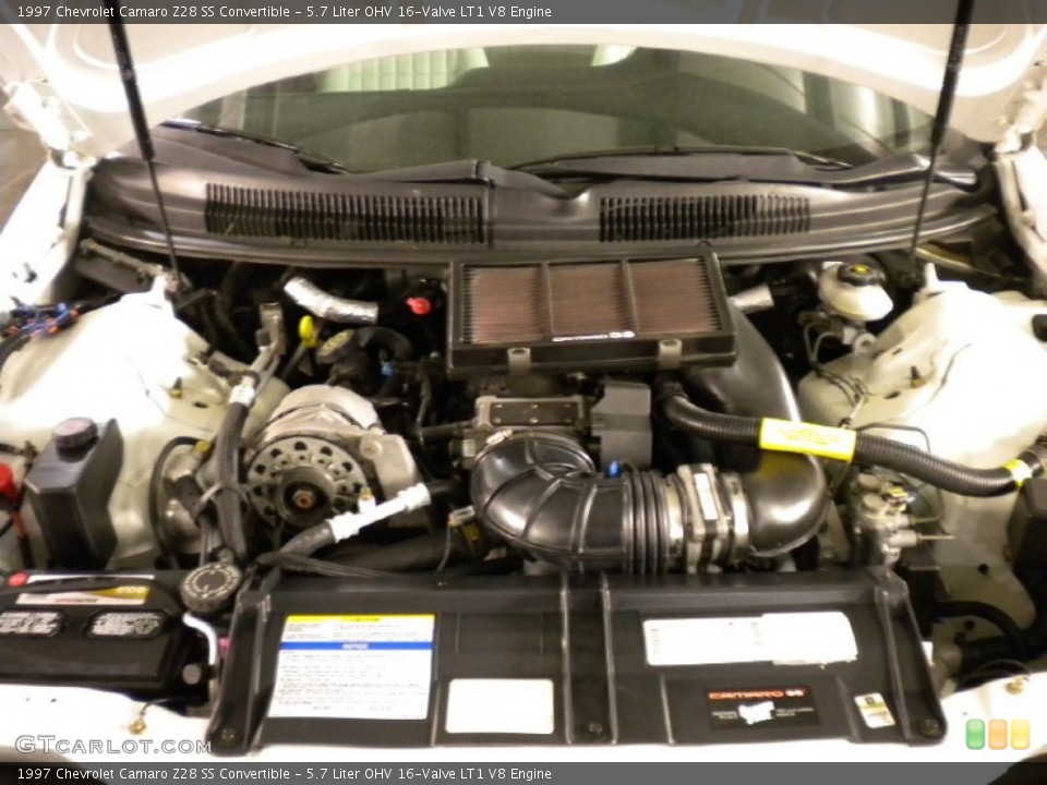 5.7 Liter OHV 16-Valve LT1 V8 Engine for the 1997 Chevrolet Camaro #75893717