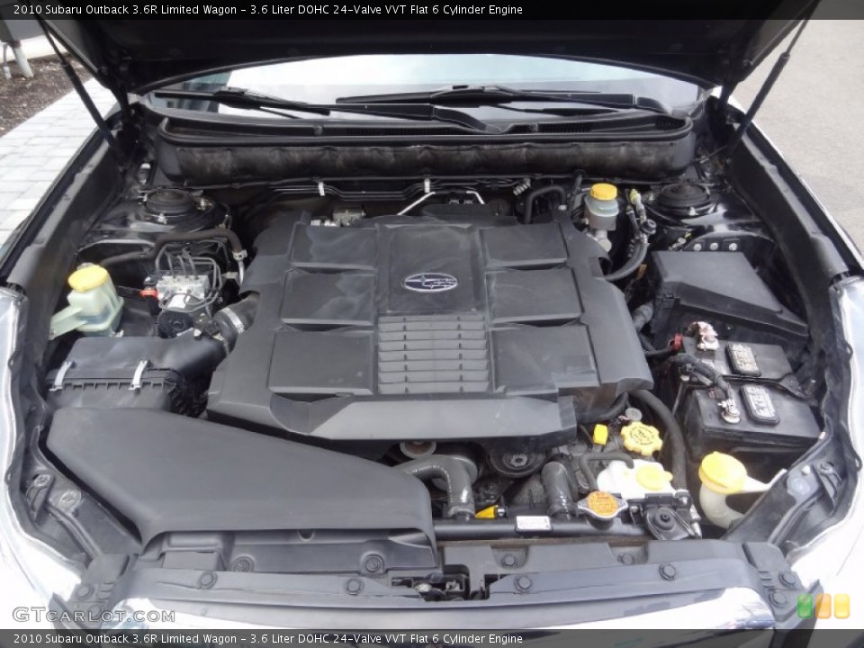 3.6 Liter DOHC 24-Valve VVT Flat 6 Cylinder Engine for the 2010 Subaru Outback #75902696