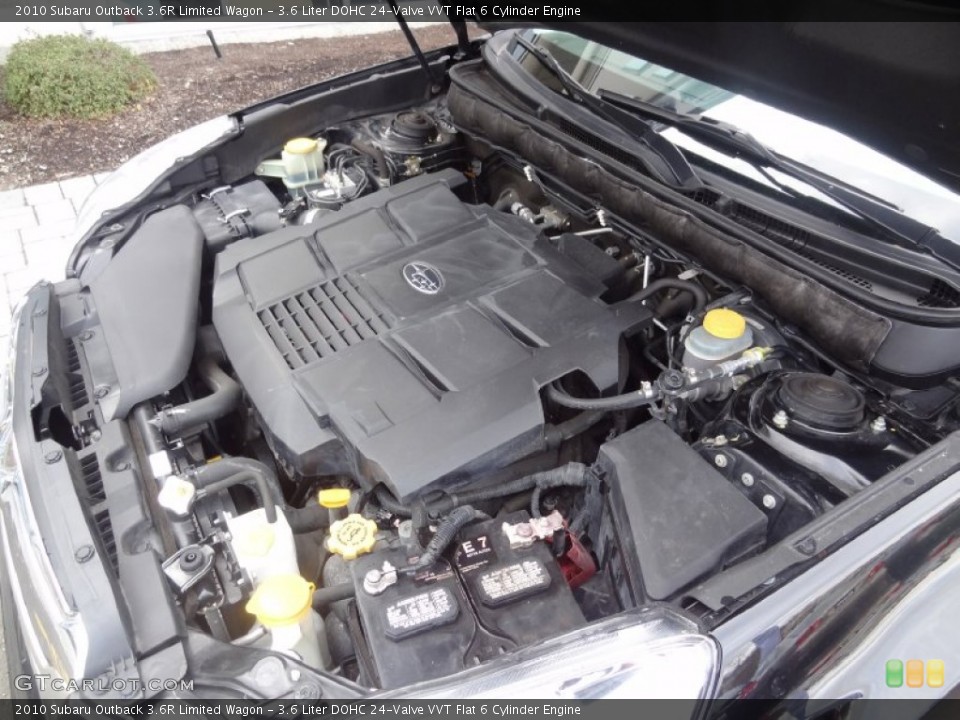 3.6 Liter DOHC 24-Valve VVT Flat 6 Cylinder Engine for the 2010 Subaru Outback #75902711