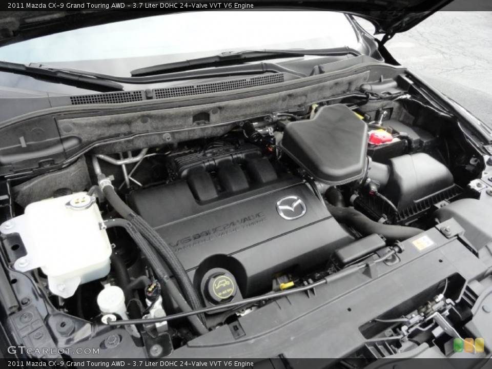 3.7 Liter DOHC 24-Valve VVT V6 Engine for the 2011 Mazda CX-9 #75906179