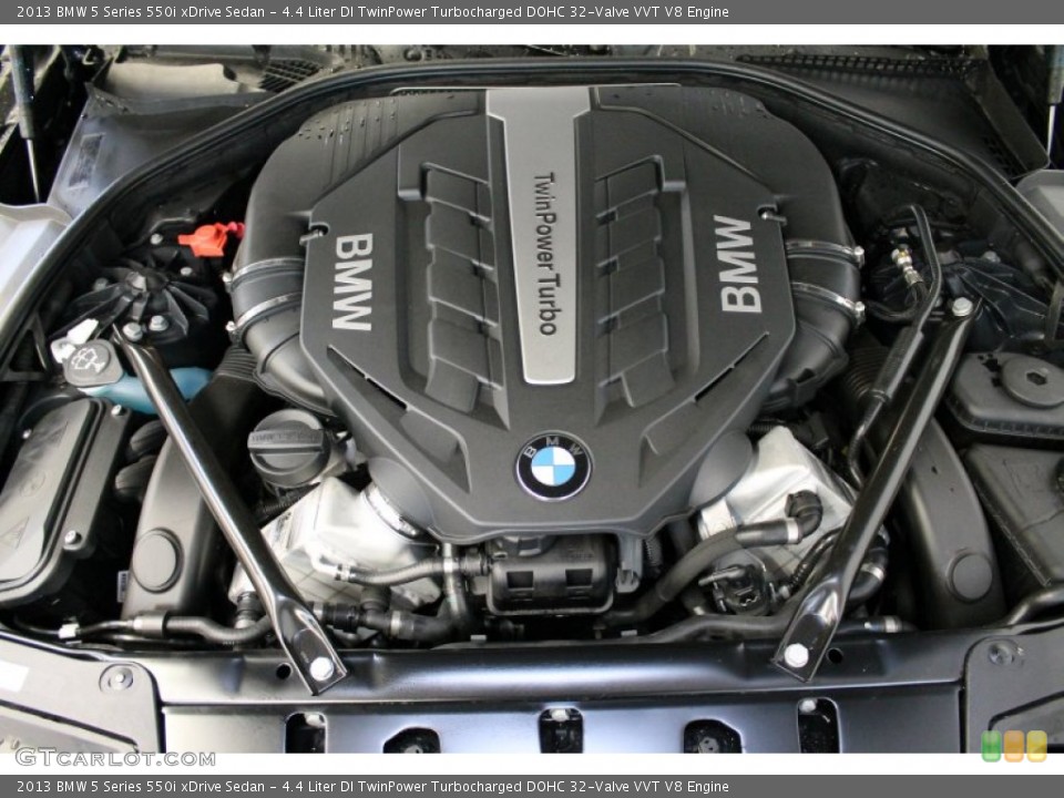 4.4 Liter DI TwinPower Turbocharged DOHC 32-Valve VVT V8 Engine for the 2013 BMW 5 Series #75907127