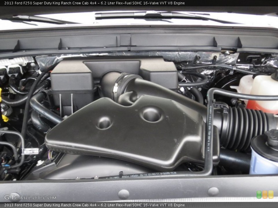 6.2 Liter Flex-Fuel SOHC 16-Valve VVT V8 Engine for the 2013 Ford F250 Super Duty #75911183
