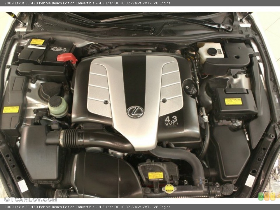 4.3 Liter DOHC 32-Valve VVT-i V8 Engine for the 2009 Lexus SC #75912671