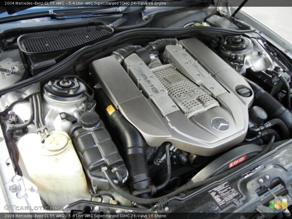 5.4 Liter AMG Supercharged SOHC 24-Valve V8 Engine for the 2004 Mercedes-Benz CL #75914057