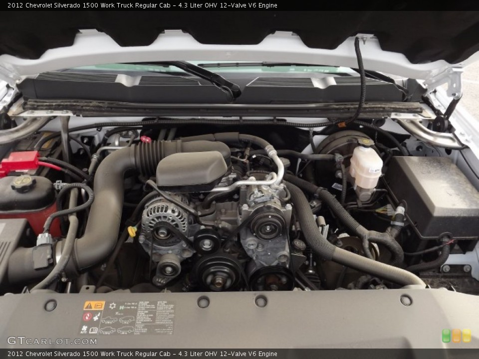 4.3 Liter OHV 12-Valve V6 Engine for the 2012 Chevrolet Silverado 1500 #75919301
