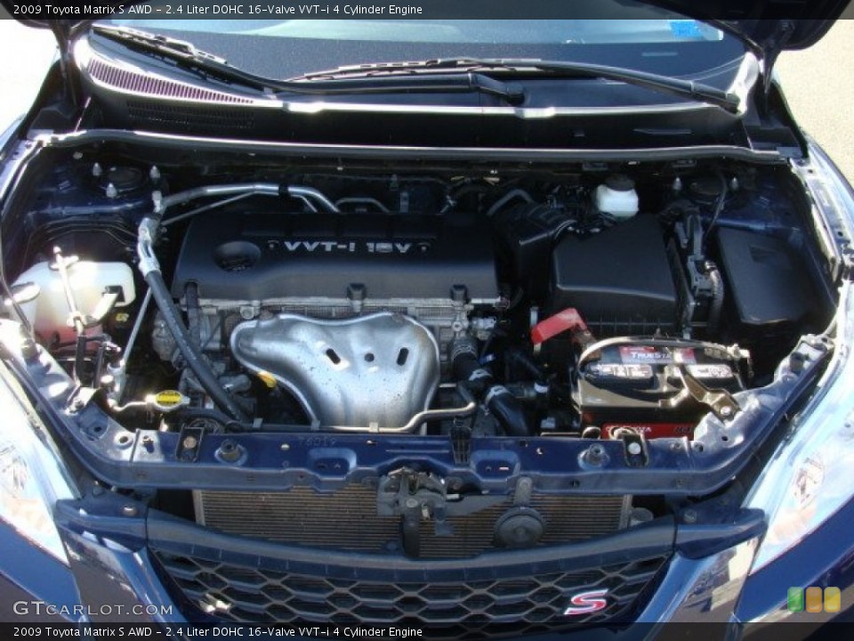 2.4 Liter DOHC 16-Valve VVT-i 4 Cylinder Engine for the 2009 Toyota Matrix #75925990