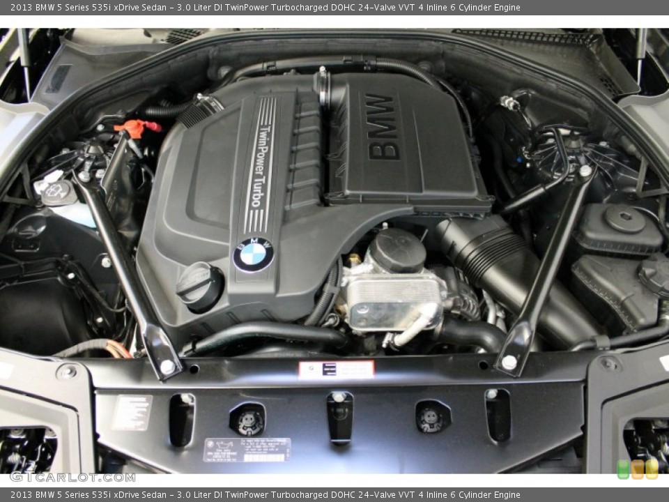 3.0 Liter DI TwinPower Turbocharged DOHC 24-Valve VVT 4 Inline 6 Cylinder Engine for the 2013 BMW 5 Series #75933969