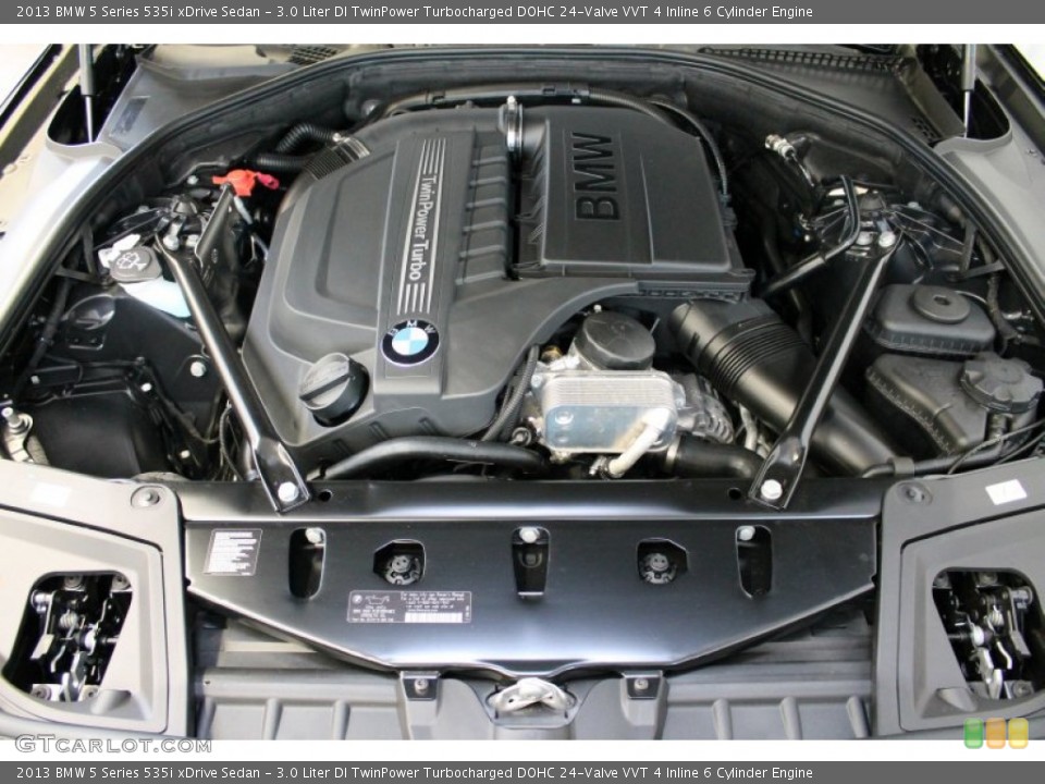 3.0 Liter DI TwinPower Turbocharged DOHC 24-Valve VVT 4 Inline 6 Cylinder Engine for the 2013 BMW 5 Series #75934838