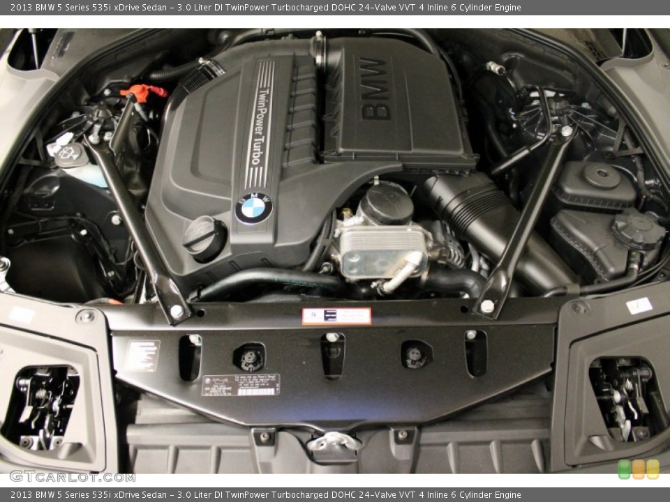 3.0 Liter DI TwinPower Turbocharged DOHC 24-Valve VVT 4 Inline 6 Cylinder Engine for the 2013 BMW 5 Series #75935806