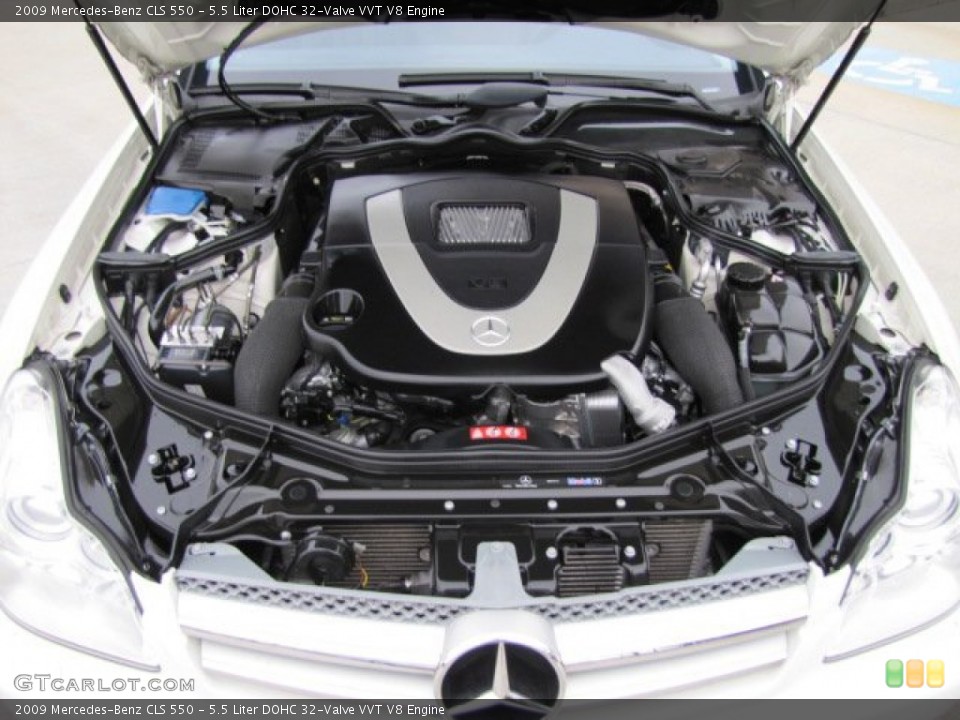 5.5 Liter DOHC 32-Valve VVT V8 Engine for the 2009 Mercedes-Benz CLS #75943312