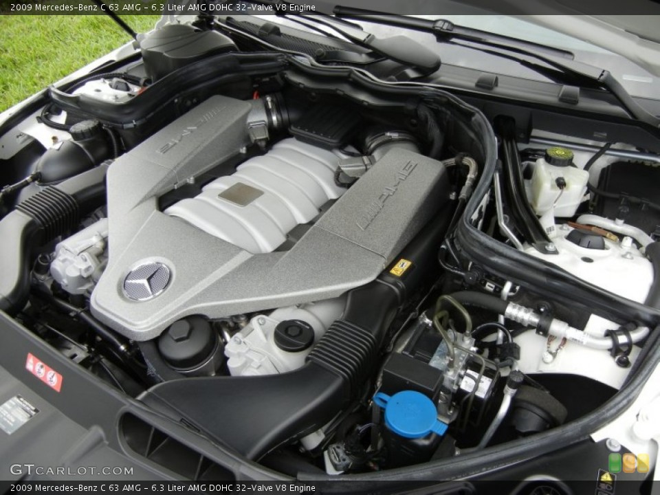 6.3 Liter AMG DOHC 32-Valve V8 Engine for the 2009 Mercedes-Benz C #75948376