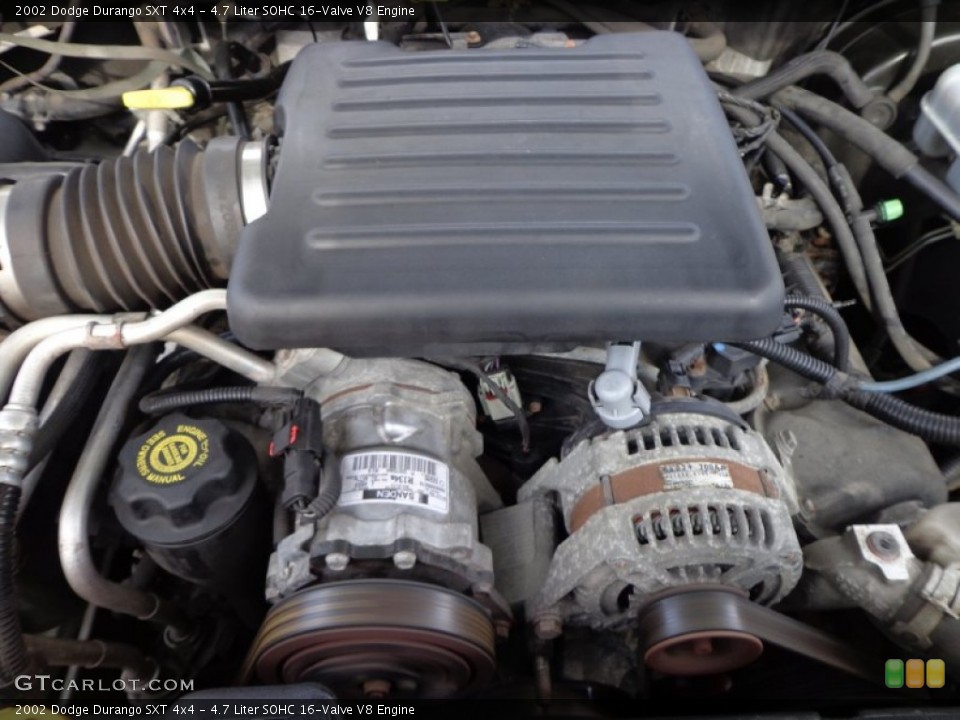 4.7 Liter SOHC 16-Valve V8 Engine for the 2002 Dodge Durango #75950323