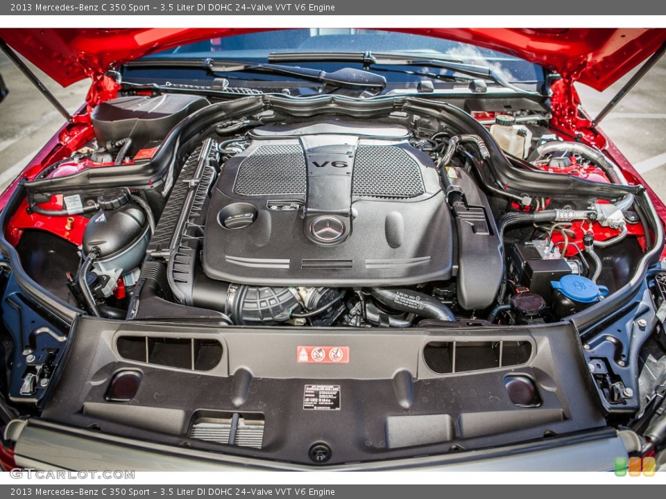 3.5 Liter DI DOHC 24-Valve VVT V6 Engine for the 2013 Mercedes-Benz C #75961399