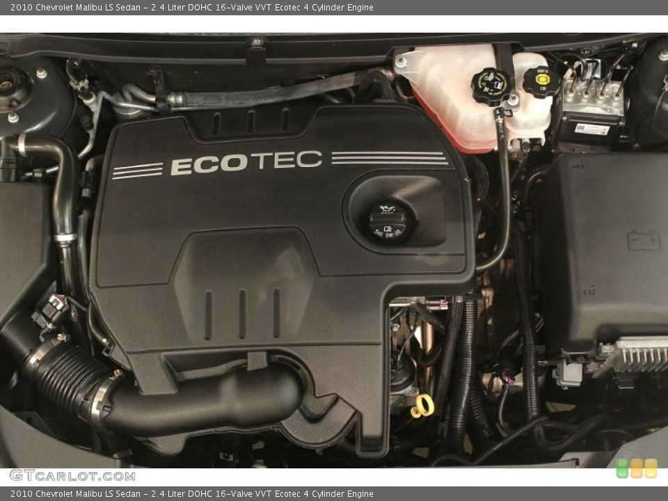 2.4 Liter DOHC 16-Valve VVT Ecotec 4 Cylinder Engine for the 2010 Chevrolet Malibu #75962506