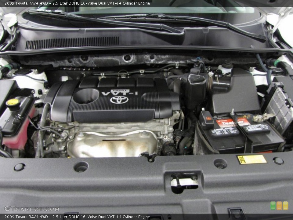 2.5 Liter DOHC 16-Valve Dual VVT-i 4 Cylinder Engine for the 2009 Toyota RAV4 #75970690