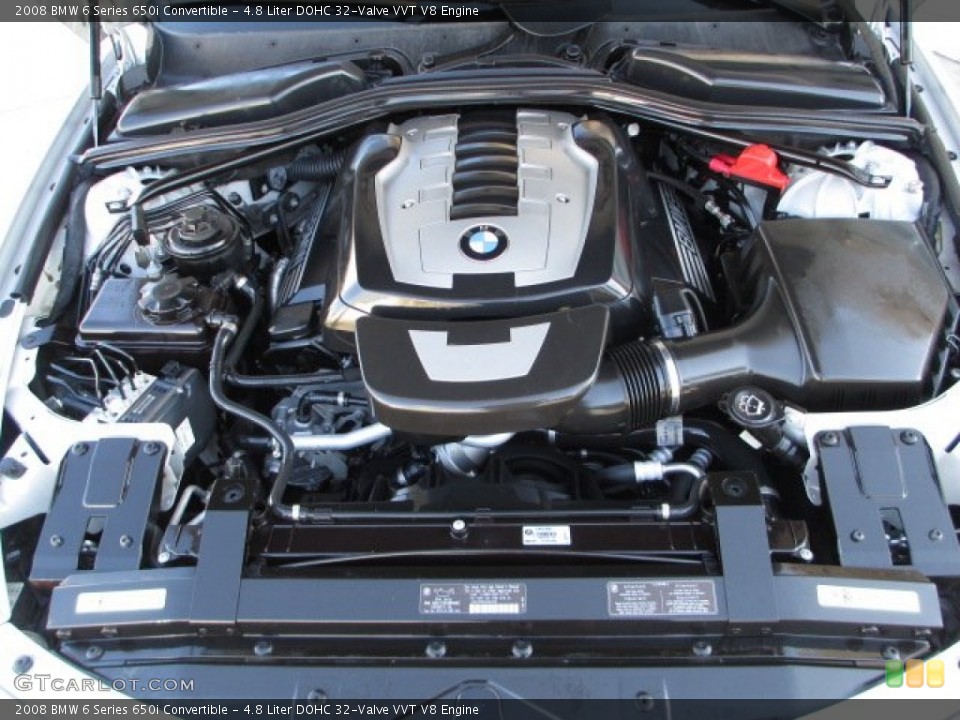 4.8 Liter DOHC 32-Valve VVT V8 Engine for the 2008 BMW 6 Series #75983233