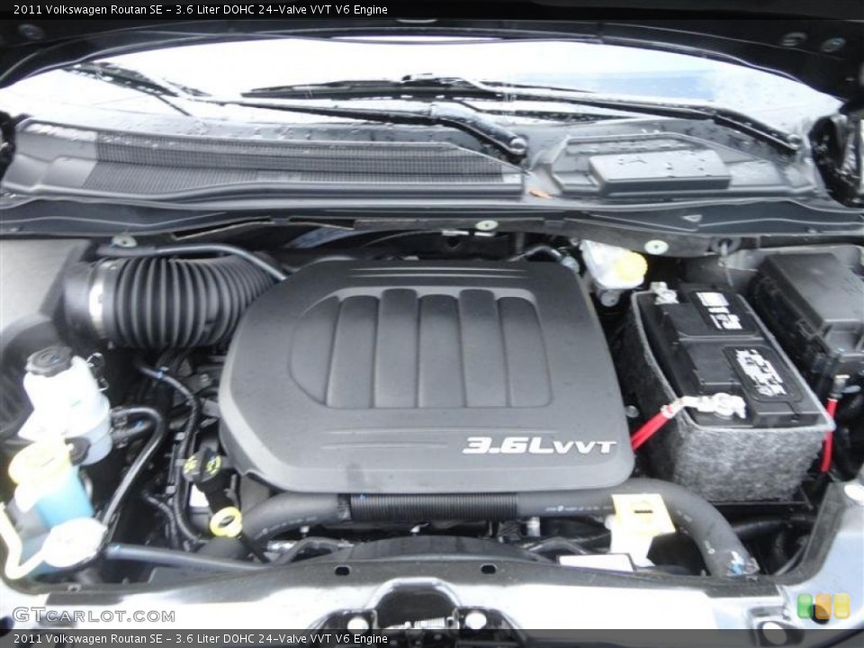 3.6 Liter DOHC 24-Valve VVT V6 2011 Volkswagen Routan Engine