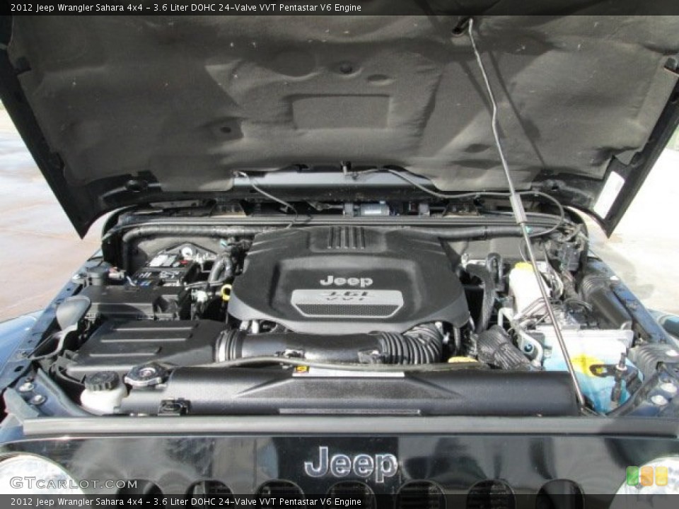 3.6 Liter DOHC 24-Valve VVT Pentastar V6 Engine for the 2012 Jeep Wrangler #76002574